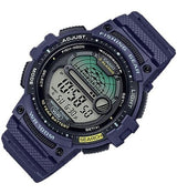 WS-1200 Reloj Casio para Hombre Pulsera de Caucho Digital Fishing Gear, Fase Lunar