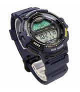 WS-1200 Reloj Casio para Hombre Pulsera de Caucho Digital Fishing Gear, Fase Lunar