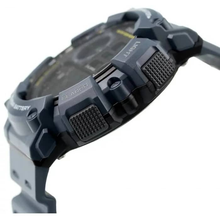 WS-1500 Casio Reloj Digital para Hombre Pulsera de Caucho Fishing Gear, Fase Lunar