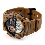 WS-1500 Casio Reloj Digital para Hombre Pulsera de Caucho Fishing Gear, Fase Lunar