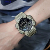 WS-1500 Casio Reloj Digital para Hombre Pulsera de Caucho Fishing Gear, Fase Lunar