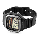 WS-1600 Casio Reloj Digital Pulsera de Caucho para Hombre Illuminator 10 Años de Batería