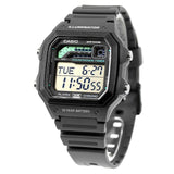 WS-1600 Casio Reloj Digital Pulsera de Caucho para Hombre Illuminator 10 Años de Batería