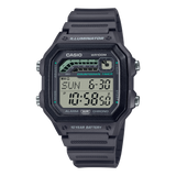 WS-1600 Casio Reloj Digital Pulsera de Caucho para Hombre Illuminator 10 Años de Batería