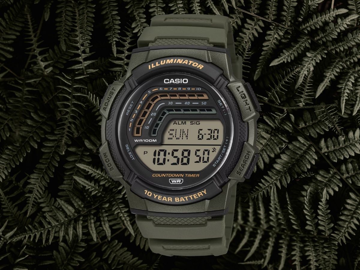WS-1800 Reloj Casio de hombre correa de resina digital