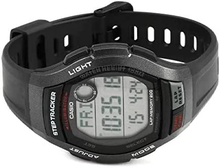 WS-2000 Reloj Casio para Hombre Pulsera de Caucho Digital Illuminator Step Tracker