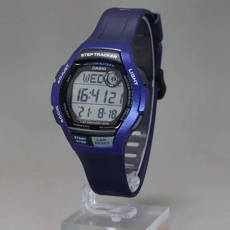 WS-2000 Reloj Casio para Hombre Pulsera de Caucho Digital Illuminator Step Tracker