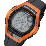 WS-2000 Reloj Casio para Hombre Pulsera de Caucho Digital Illuminator Step Tracker