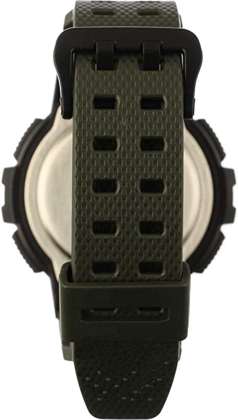 WSC-1250 Reloj Casio para Hombre Pulsera de Caucho Digital Fishing Gear, Fase Lunar