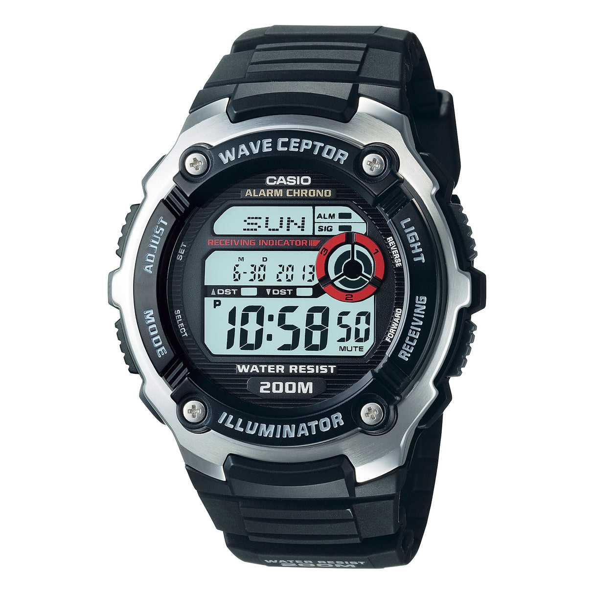 WV-200 Reloj Casio de hombre digital pulsera de resina