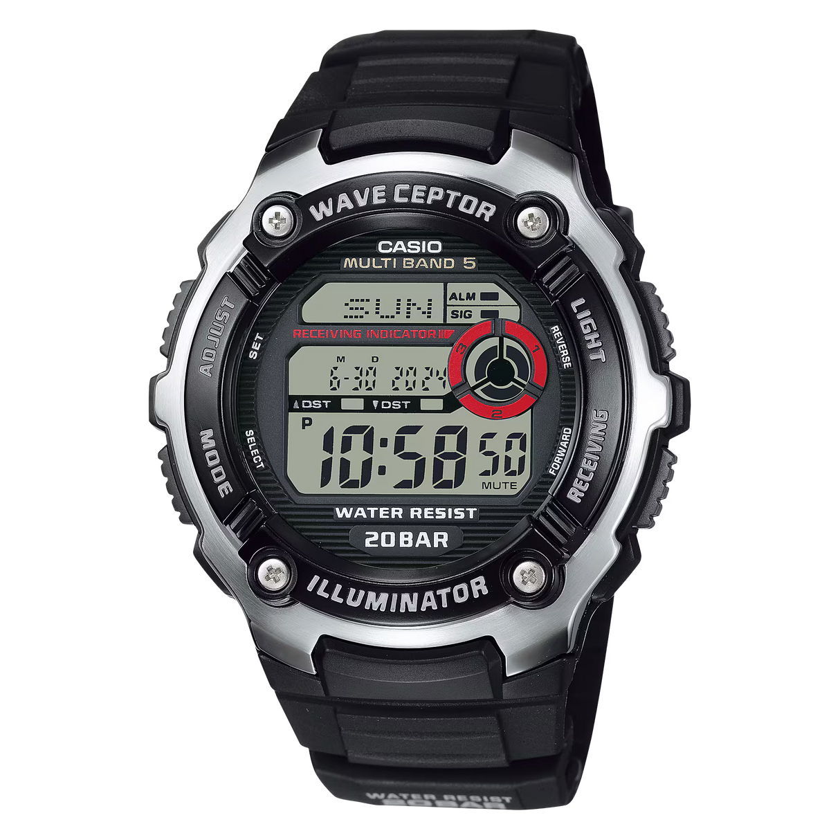 WV-200 Reloj Casio de hombre digital pulsera de resina