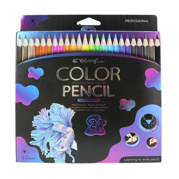 Crayones profesionales 24 colores Yalong YL221031-24