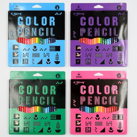 Crayones Yalong 24 colores  YL231038-24