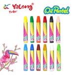 Crayones pastel 12 colores Yalong YL95086-12