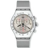 YVS405GB Reloj Swatch Silverish de hombre banda mesh