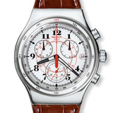 YVS414 Reloj Swatch Back To the Roots de caballero correa de piel