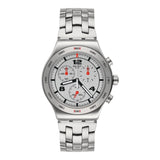 YVS447G Reloj Swatch Silver Again de hombre correa de metal 43 mm