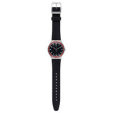 YWS417 Reloj Swatch Red Wheel de hombre correa de resina