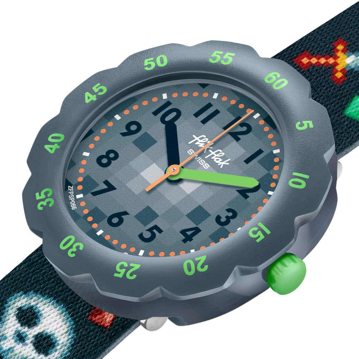 ZFPSP066 Reloj Swatch Flik Flak de niños correa de tela