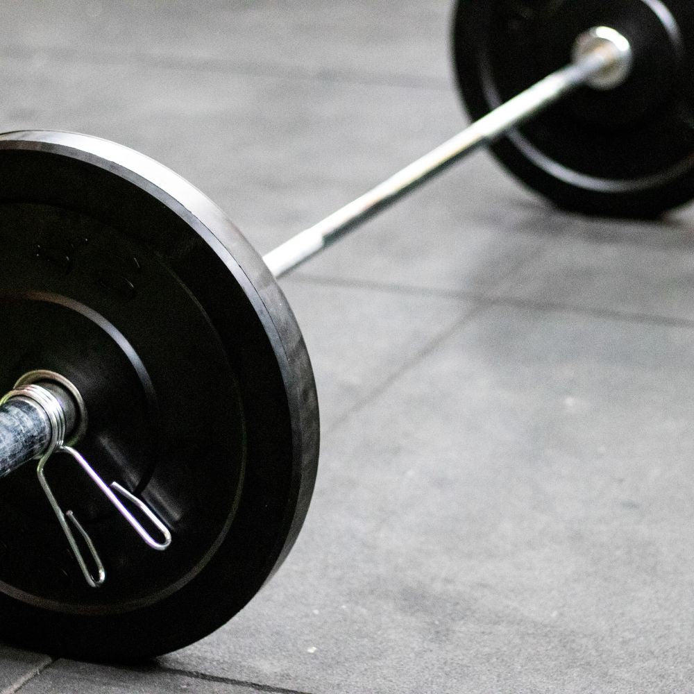 Barra olímpica de 2.2 metros de 15kg (35 libras) incluye topes HJ-00038