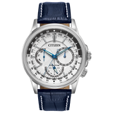bu2020-02a Reloj Citizen Calendrier de hombre pulsera de cuero 44 mm
