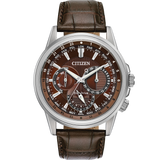 bu2020-29x Reloj Citizen Calendrier de hombre pulsera de piel 44 mm