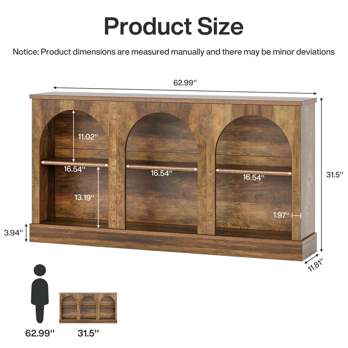 HOGA-JW0910 Mueble de MDF Tribesigns para almacenamiento