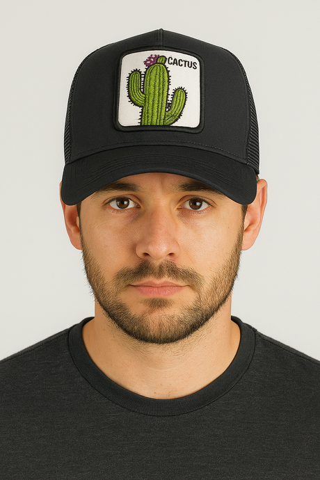 Gorras Basic Cap Authentic food Cactus con malla trasera