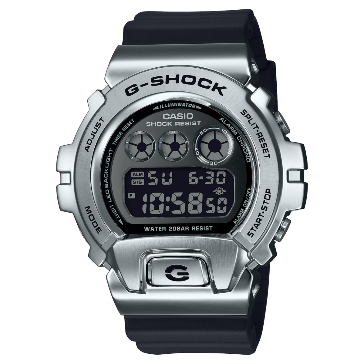 GM-6900U-1 Reloj G-Shock Digital para Hombre pulsera de Caucho