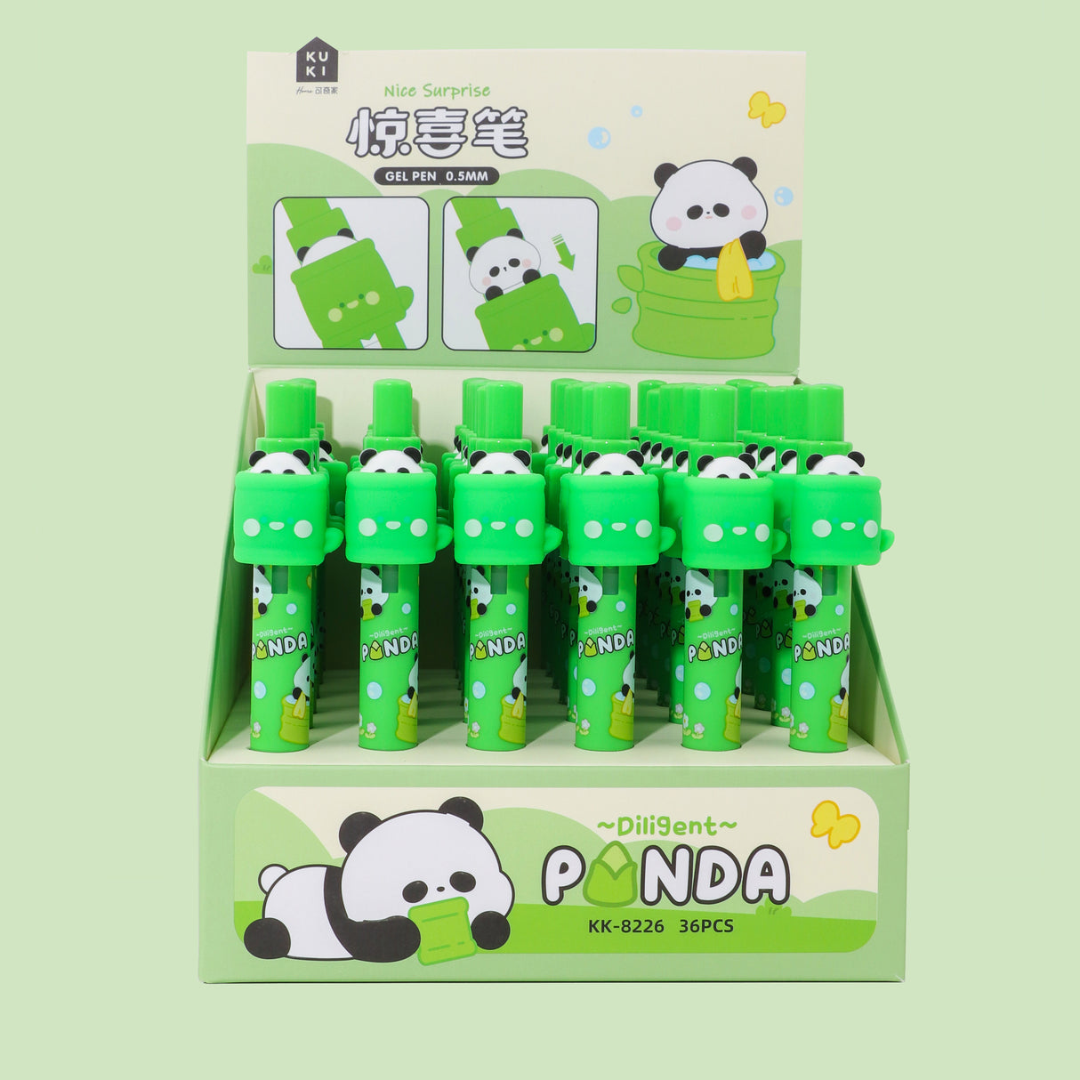 Bolígrafo gel panda Kuki kk-8226