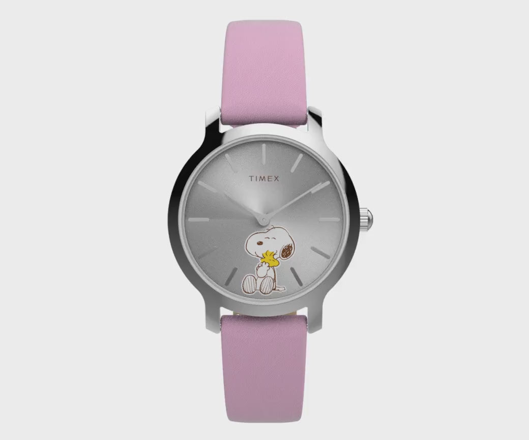 TW2Y26000 Reloj Timex x Peanuts Snoopy Trascend de dama correa de cuero