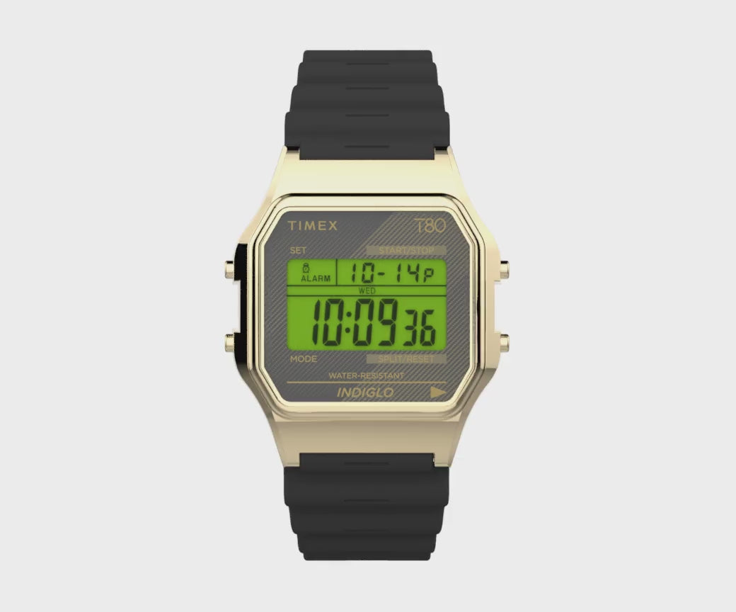 TW2V41000 Reloj Timex T80 unisex correa de silicona 34 mm