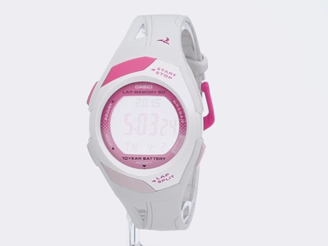 STR-300 Reloj Casio Unisex Banda de Caucho Digital 10 Años de Batería