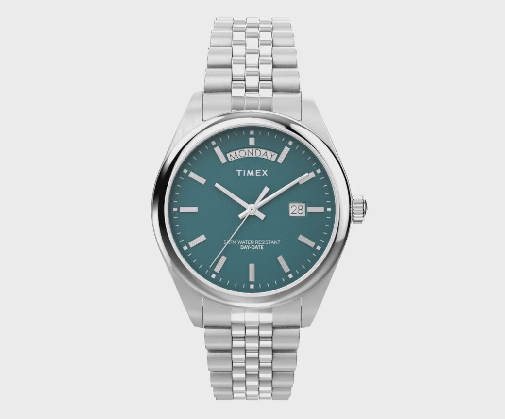 TW2V68000 Reloj Timex Legacy Day de hombre correa de metal