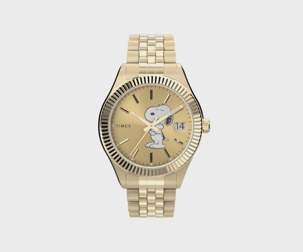 TW2V47300 Reloj Timex X Peanuts de hombre correa de metal Snoopy