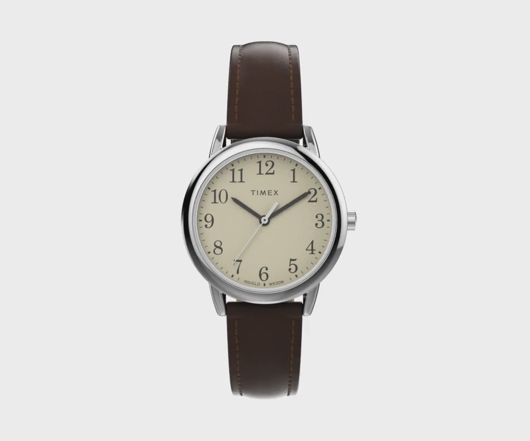 TW2V69000 Reloj Timex Easy Reader de dama correa de piel 30 mm
