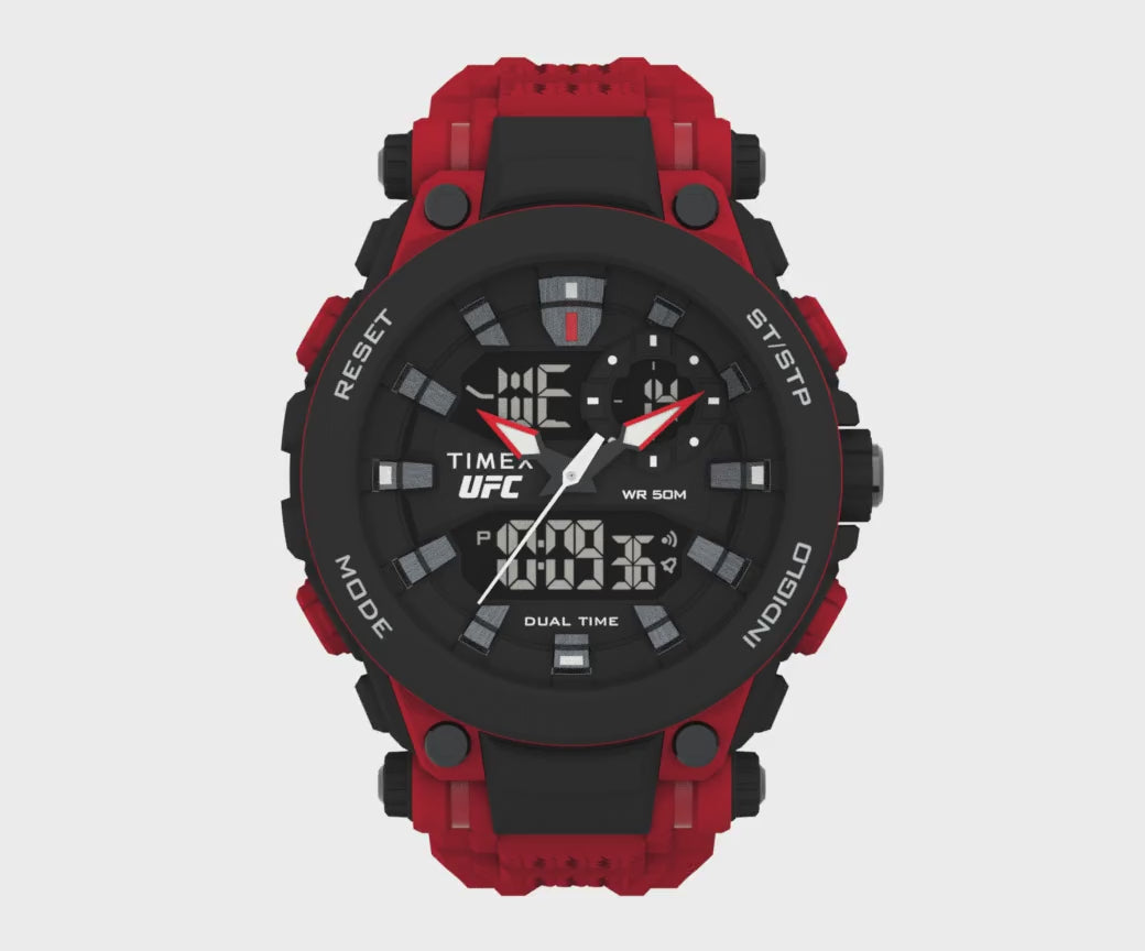 TW5M53000 Reloj Timex UFC de hombre correa de silicona
