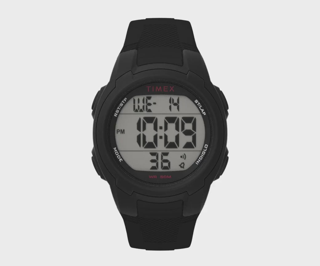TW5M58400 Reloj Timex T100 unisex correa de caucho 40 mm