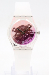 GE290 Reloj Swatch Análogo para Mujer pulsera de Caucho