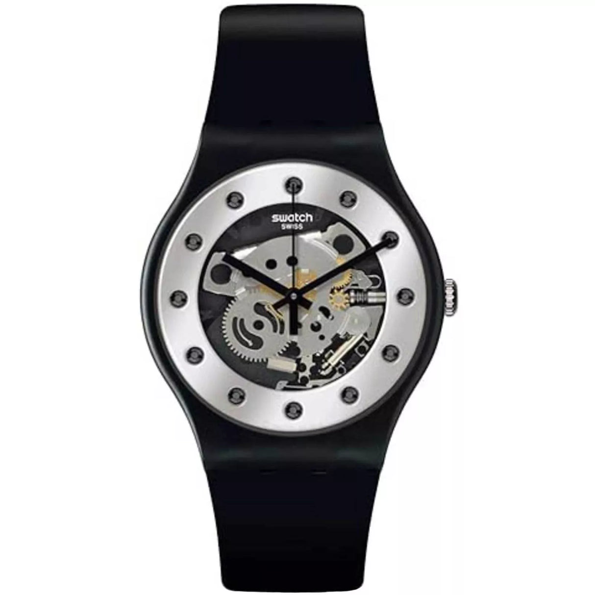 SO29B109 Reloj Swatch Análogo Unisex pulsera de Caucho