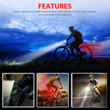 TS-BL654 Luces de Ciclismo Impermeables set de Luces Delanteras y Traseras