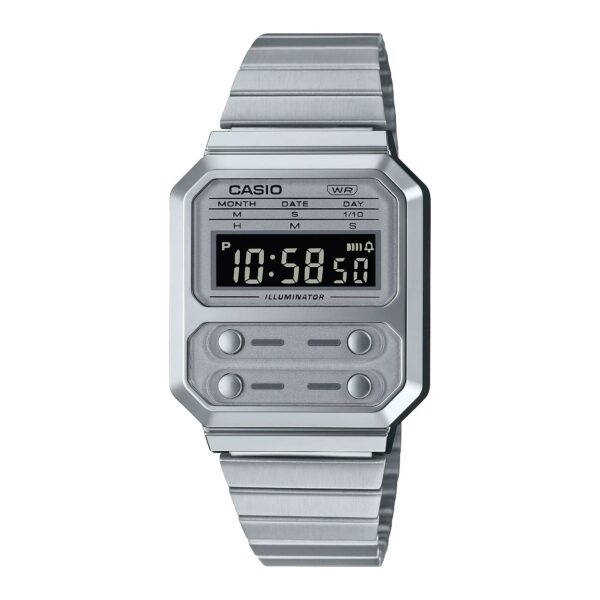 Reloj Casio A-100WE-7B Digital Unisex Pulsera Metal