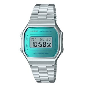 Reloj Casio A-168WEM-2 Digital Mujer Pulsera Metal