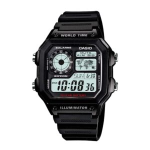 Reloj Casio AE-1200WH-1AV Digital Hombre Pulsera Caucho