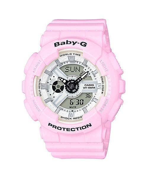 Reloj Baby-G BA-110BE-4A Doble hora Mujer Pulsera Caucho