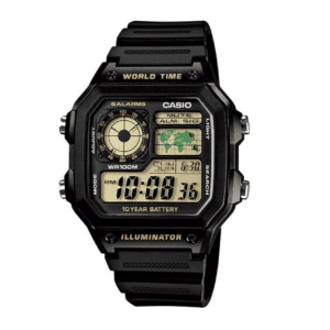 Reloj Casio AE-1200WH-1BV Digital Hombre Pulsera Caucho