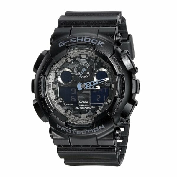 Reloj G-Shock GA-100CF-1A Doble hora Hombre Pulsera Caucho