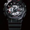 Reloj G-Shock GA-110-1A Doble hora Hombre Pulsera Caucho Foto adicional 1