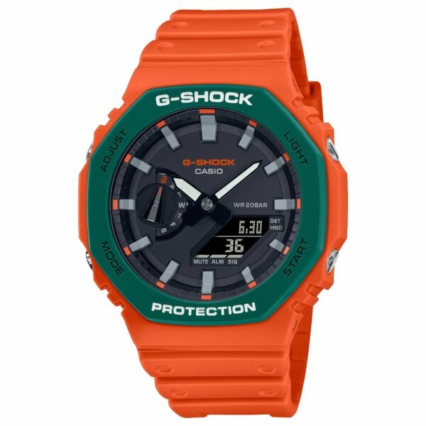 Reloj G-Shock GA-2110SC-4A Doble hora Hombre Pulsera Caucho