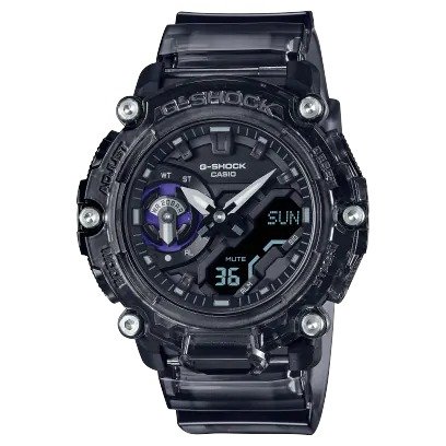 Reloj G-Shock GA-2200SKL-8A Doble hora Hombre Pulsera Caucho